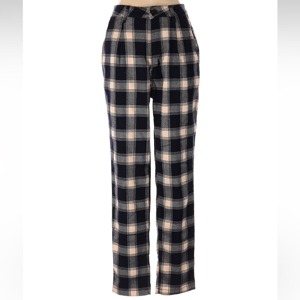 Rolla’s Plaid High-Waisted Pants